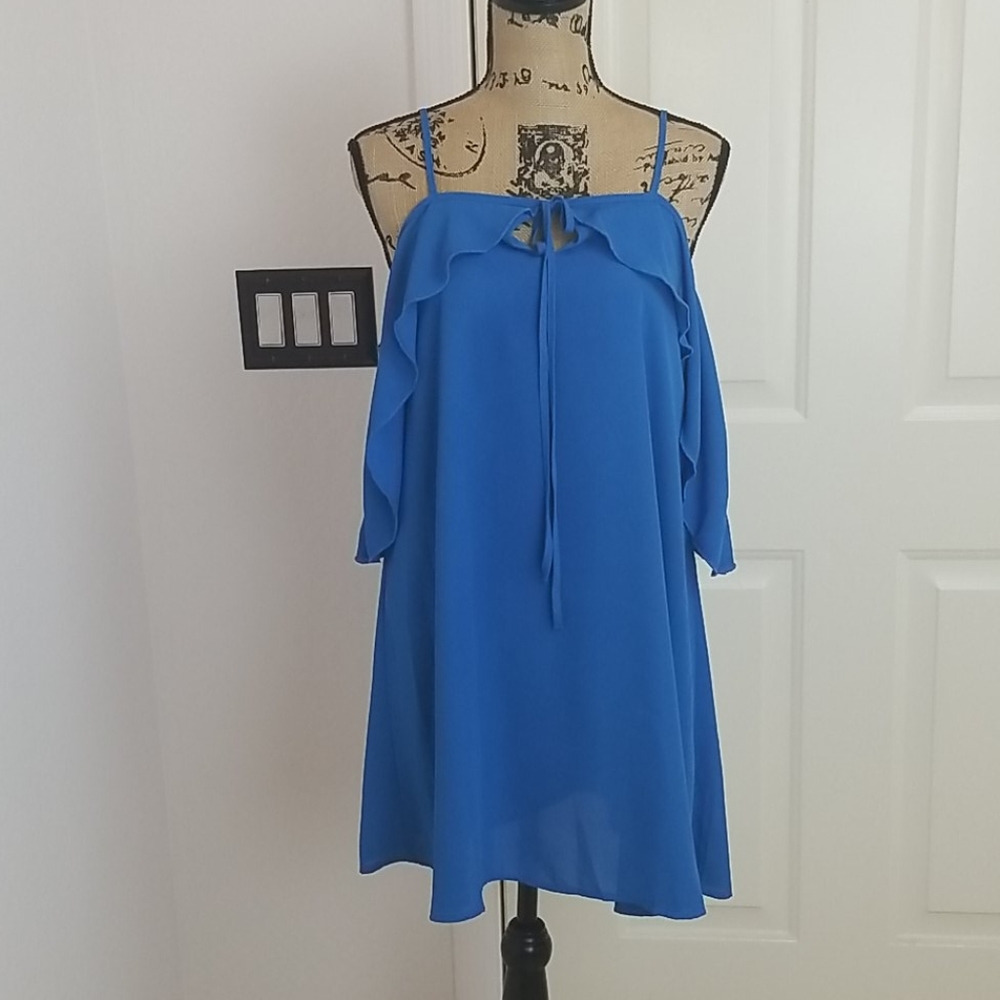 Mary & Mabel Blue Dress